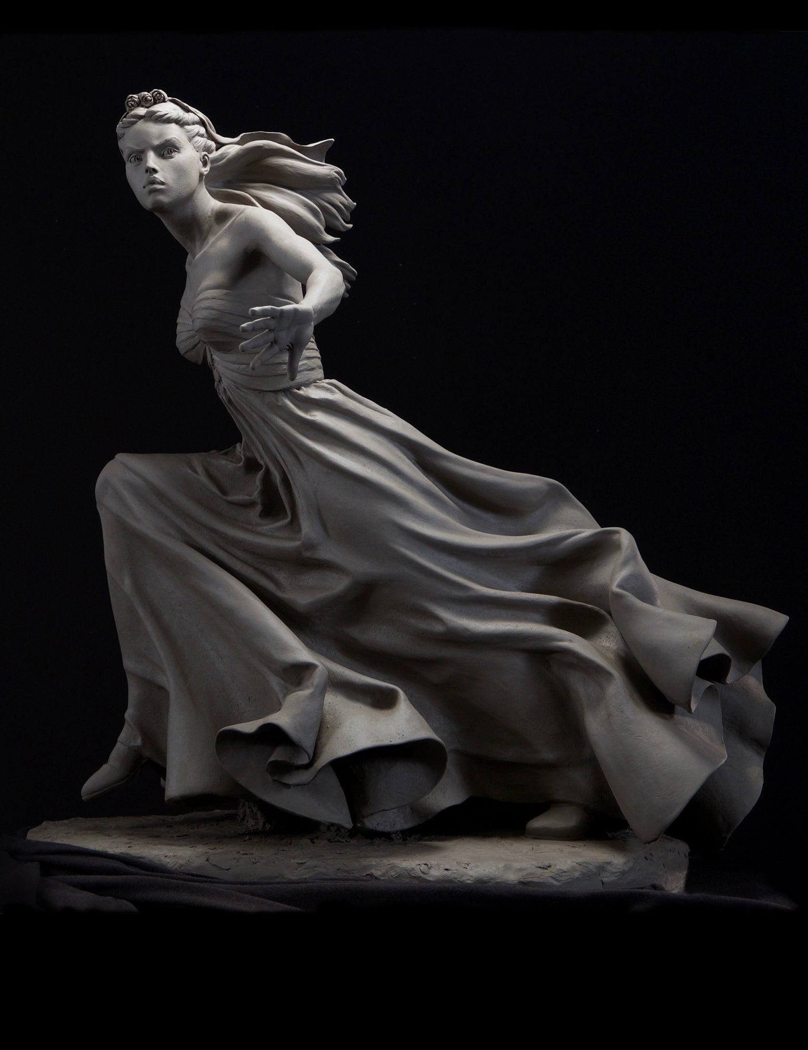 Philippe Faraut sculpture "I Don't" from Book 4: Figure Sculpting Volume 2: Gesture & Drapery Techniques in Clay