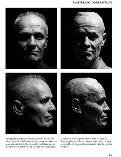 Mastering Portraiture book by Philippe Faraut sample page of likeness